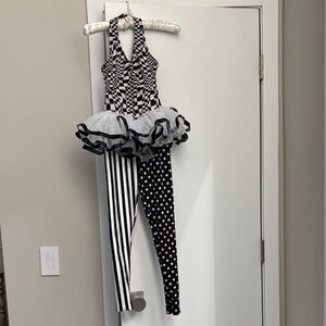 Weissman Black and White Patterned Costume - girls’
